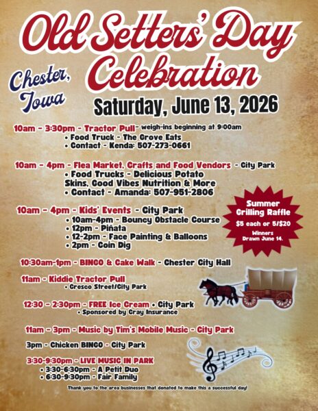 2026 Old Settlers Day poster
