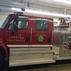 Fire truck in Cresco