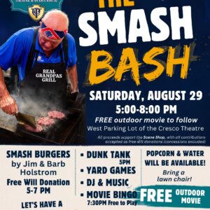 Fundraiser flyer for Theatre
