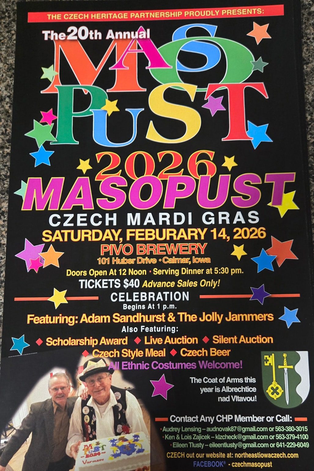 Masopust 2026 poster
