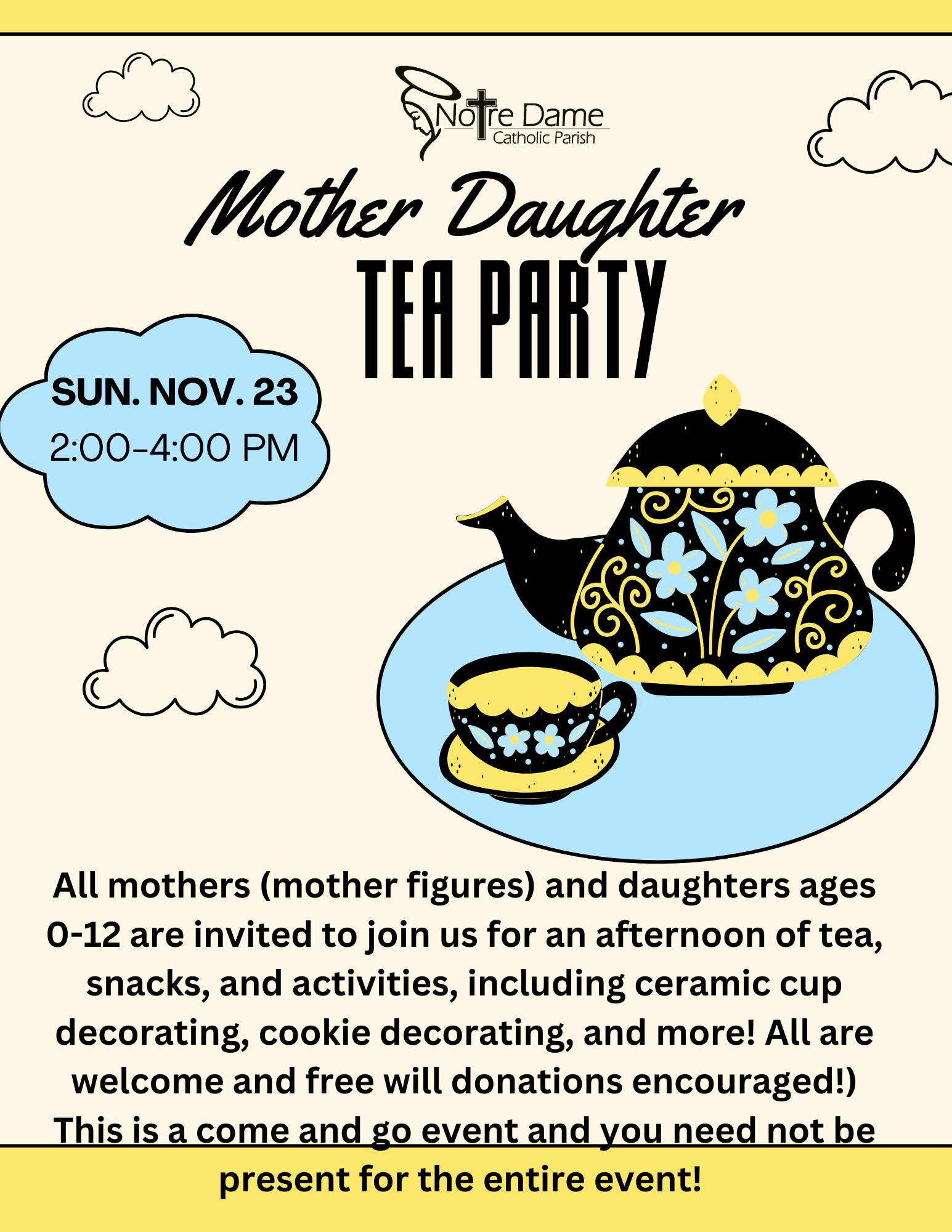Mother Daughter Tea Party poster