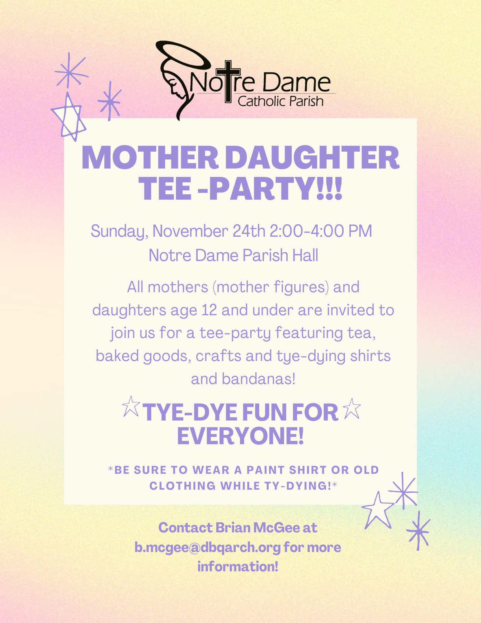 poster of Mother Daughter Tee Party