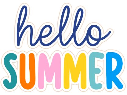 Hello Summer in different colors