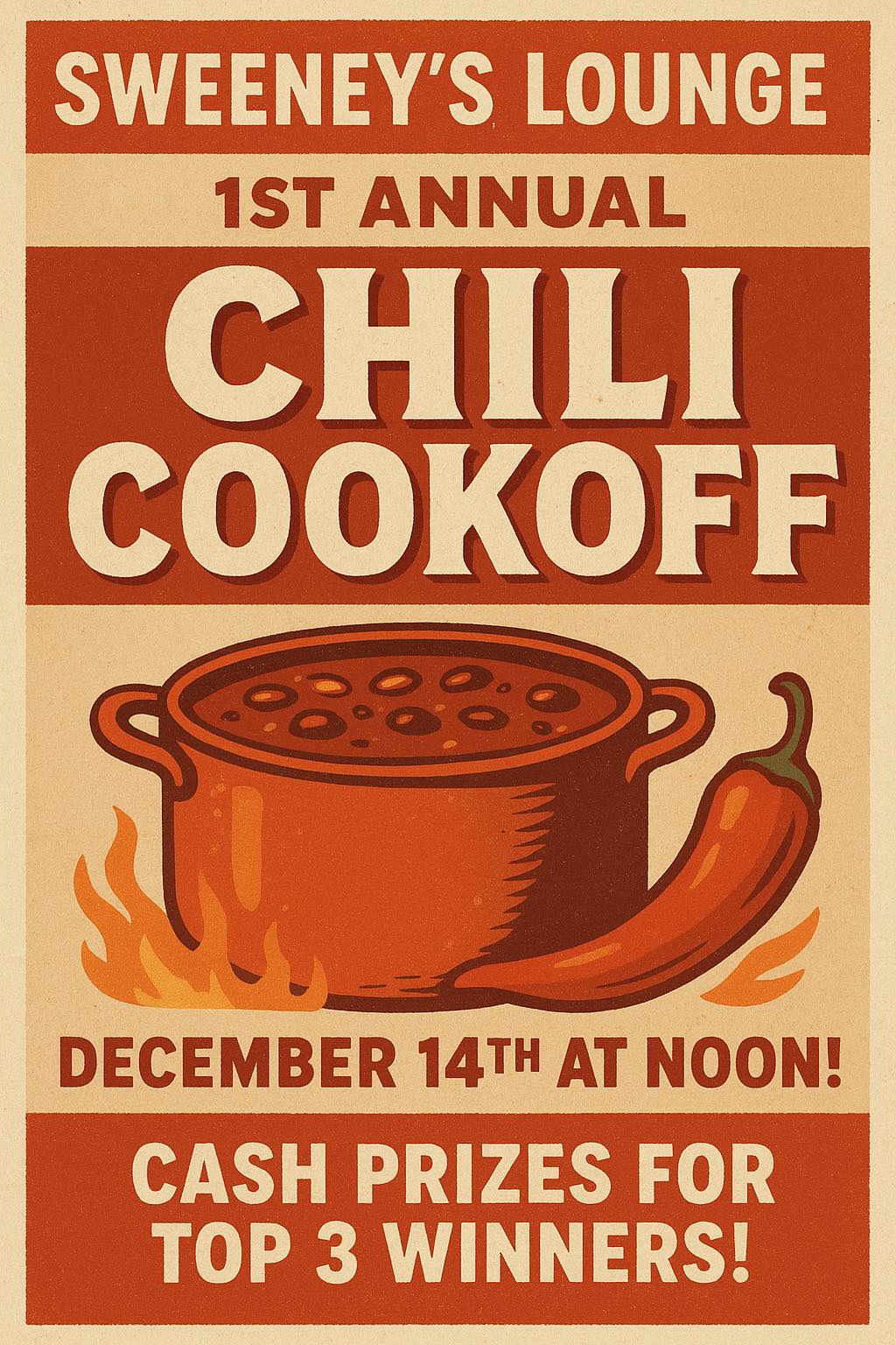 Chili Cookoff poster