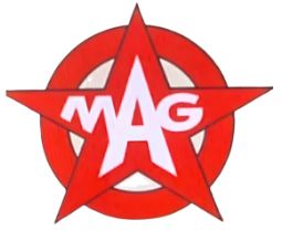 MAG logo celebrating local artists