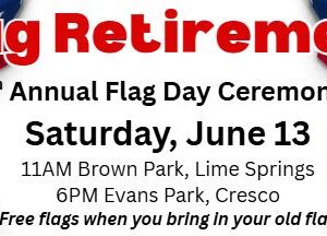 Flag Retirement flyer