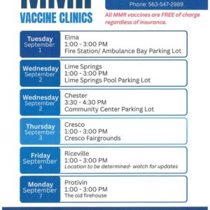 MMR Vaccine Clinic 2026